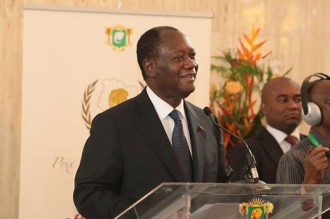 Côte dÂ’Ivoire : Soutien au deuxième tour de la présidentielle, Ouattara fait don de 25 millions de FCFA aux chefs traditionnels du centre